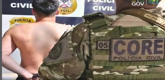 FIM DA FUGA - Polícia Civil captura o foragido K.A. da Justiça em Porto Velho; acerto de contas com a justiça
